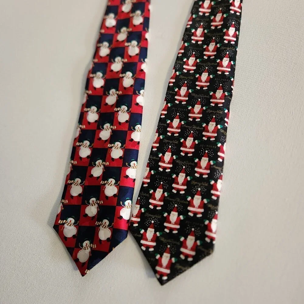 Two Hoilday Men's Ties for One Price